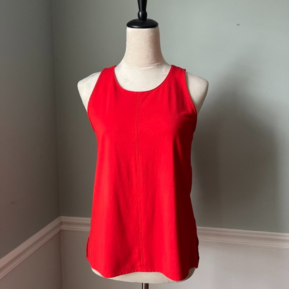 Halogen red sleeveless top